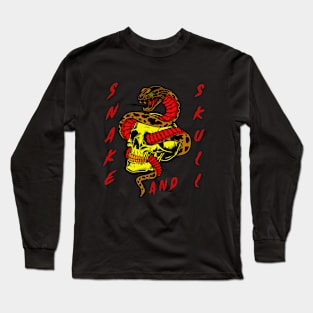 Skull and Snake Long Sleeve T-Shirt